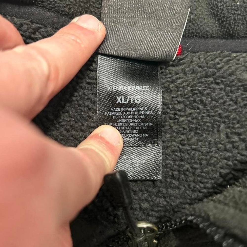 Men's The North face full zip fleece tech jacket Size XL - Picture 4 of 5